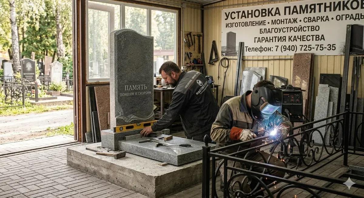 Установка памятников и сварочные услуги