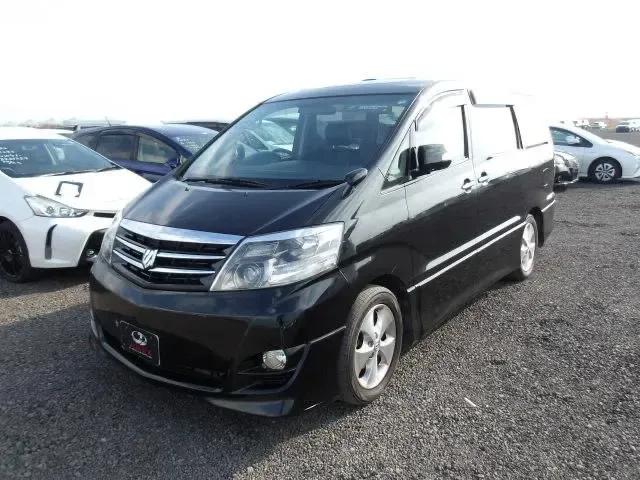 Toyota Alphard черный — фото 1