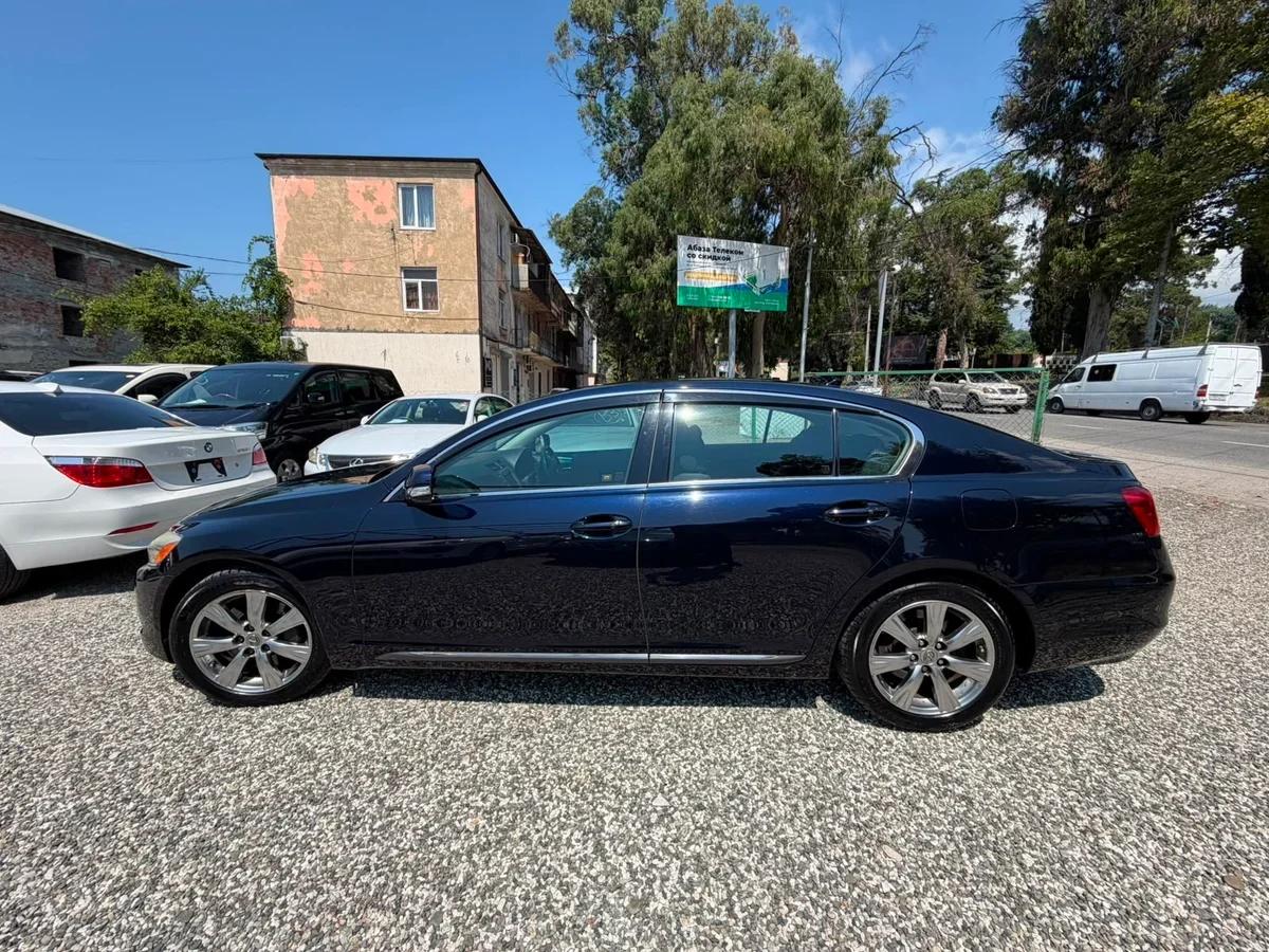 Lexus GS темно-синий седан — 3