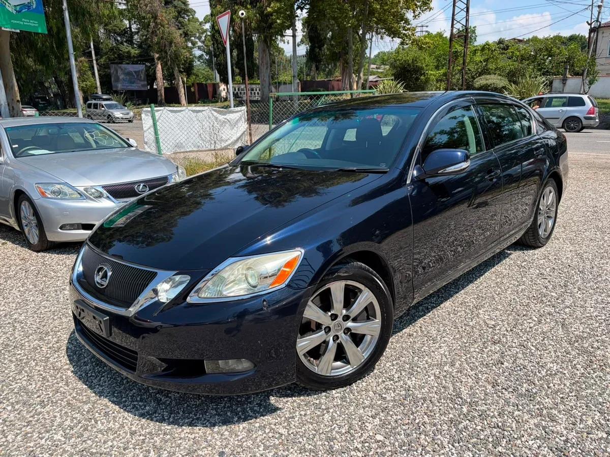 Lexus GS темно-синий седан — 8