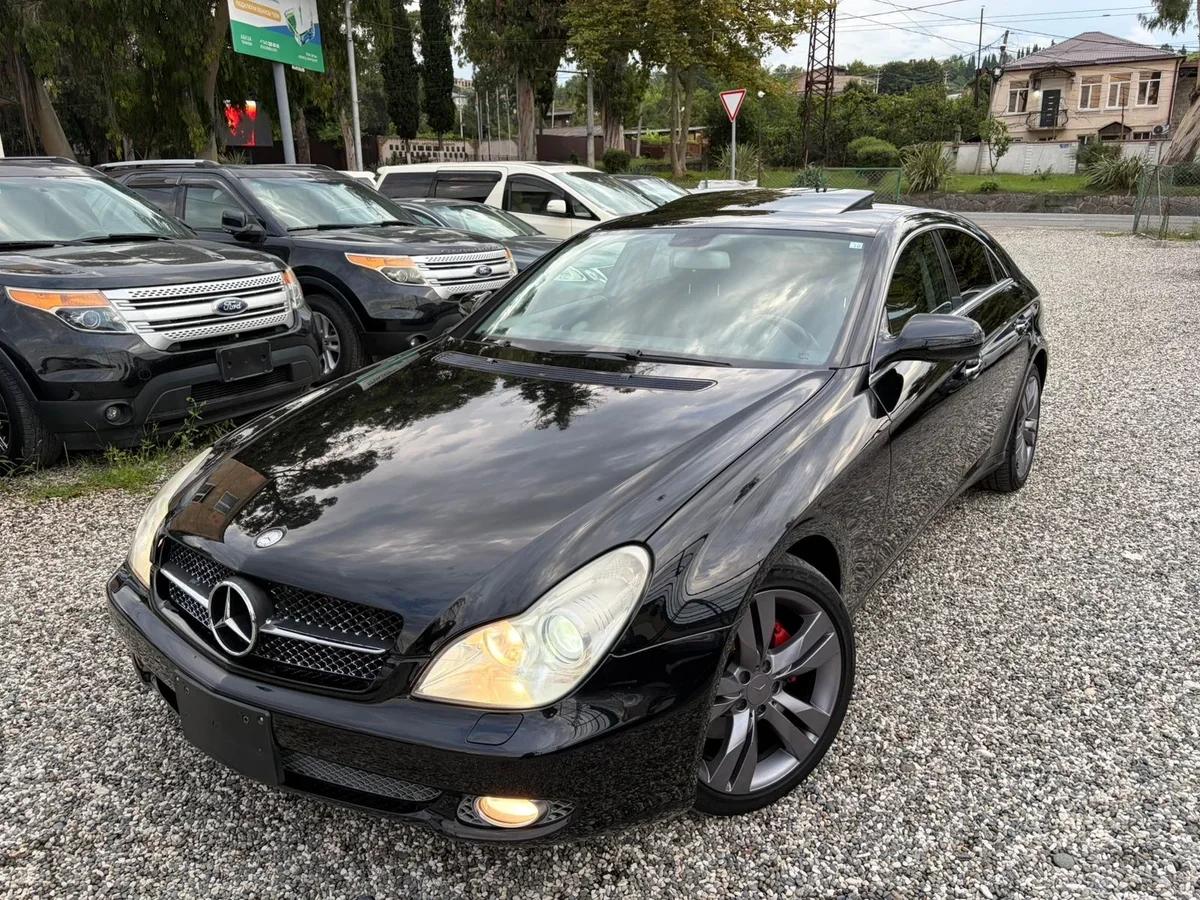 Mercedes-benz CLS черный седан — 2